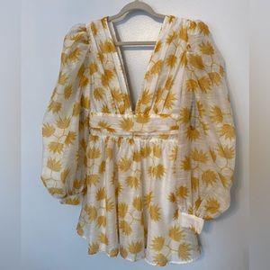 MISSGUIDED Puff Sleeve Mini Dress